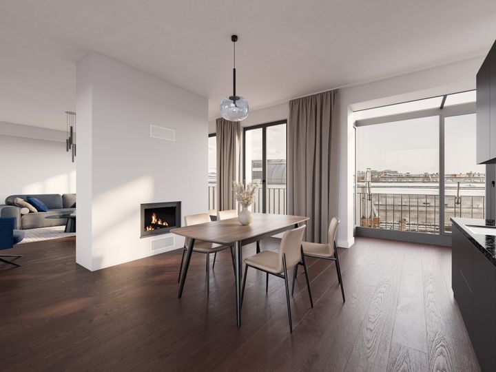 Über den Dingen: 125 m² Eleganz und Moderne mit privater Dachterrasse !